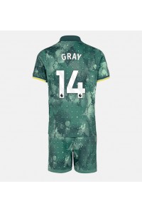 Fotbalové Dres Tottenham Hotspur Archie Gray #14 Dětské Třetí Oblečení 2024-25 Krátký Rukáv (+ trenýrky)